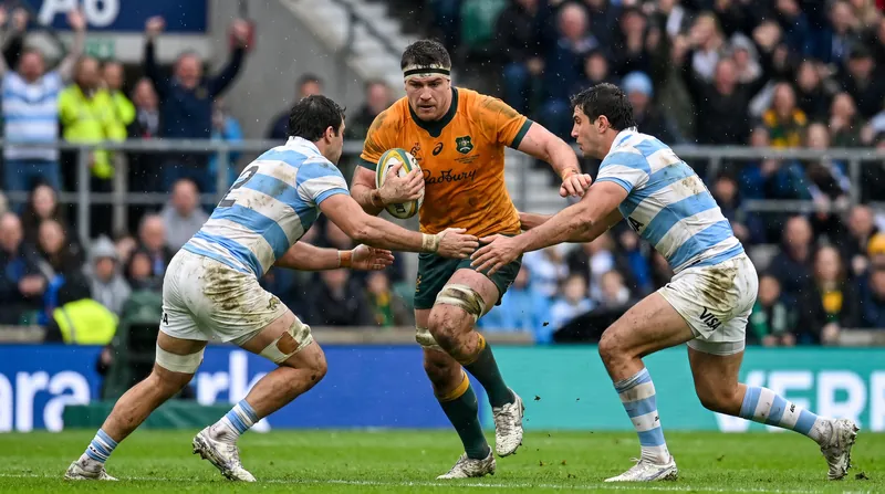 Australia's forward pack set the tone early with a dominant physical display.