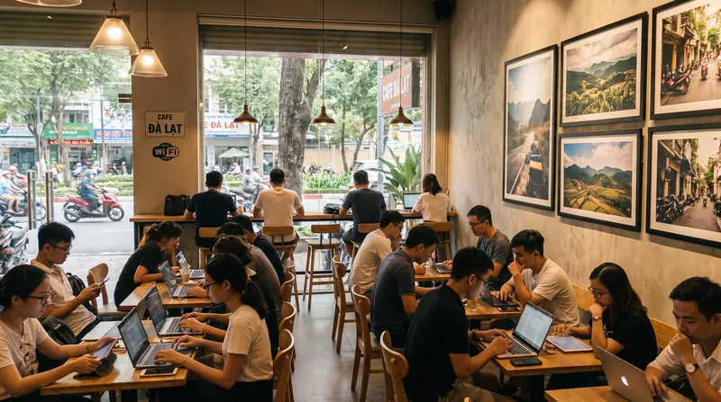 Vietnam's appeal as a digital nomad hub depends heavily on the stability of its international bandwidth.