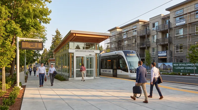Public investments, such as new transit stations, drive up surrounding land values—a premium that LVT aims to capture.