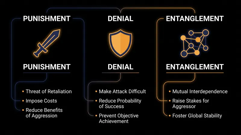 The evolution of strategic deterrence frameworks.