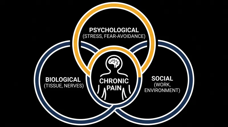 Modern pain management addresses the biological, psychological, and social factors that amplify chronic pain.