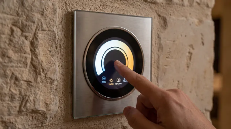 Tunable white lighting systems allow homeowners to automate the transition between daytime focus and evening relaxation.