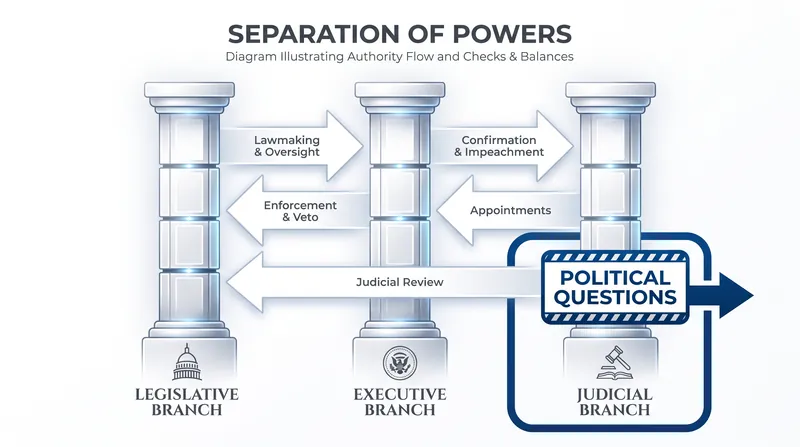 The doctrine is fundamentally rooted in preserving the separation of powers between co-equal branches of government.