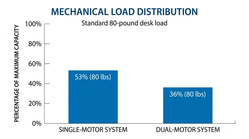 Operating closer to maximum capacity increases heat generation and accelerates mechanical wear.