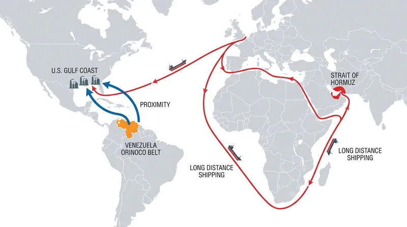 Securing a massive crude supply in the Western Hemisphere provides Washington with a strategic buffer.