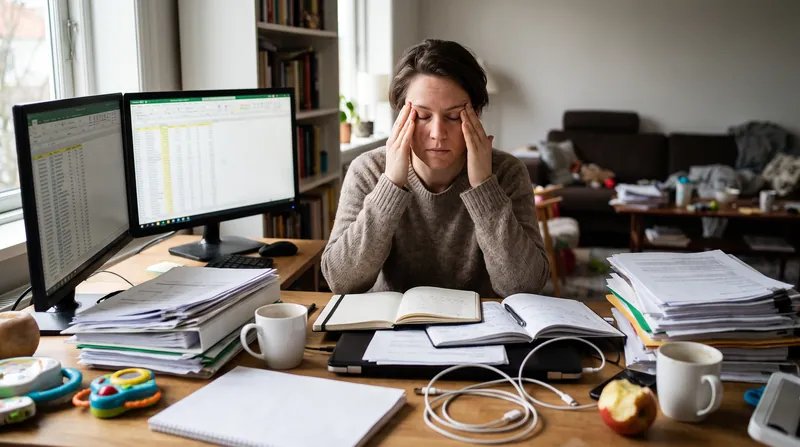 The effort required to suppress visual distractions contributes directly to decision fatigue.