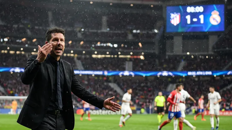 Diego Simeone's tactical adjustments proved crucial in overcoming the absence of key forwards.