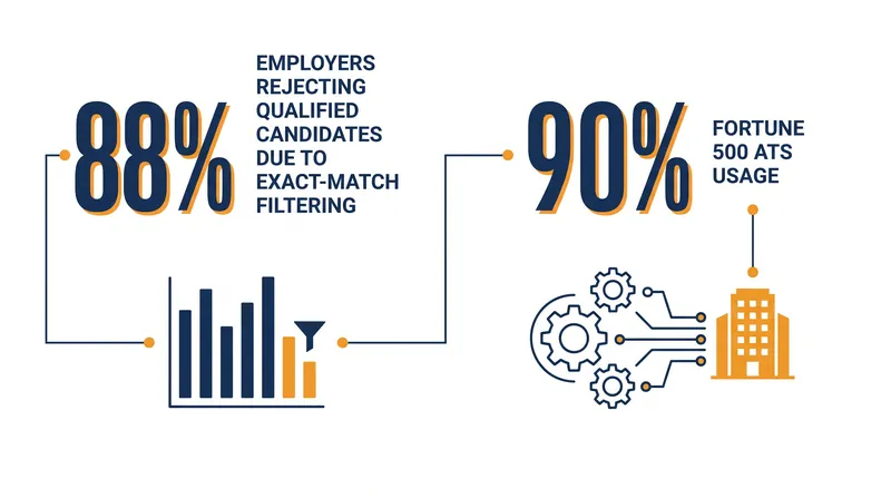 The scale of automated screening in modern enterprise recruitment.