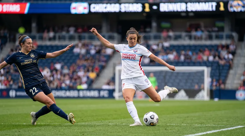 Chicago Stars FC struggled to contain Denver's relentless attacking pace throughout the match.