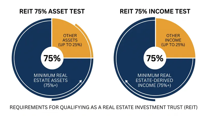 The IRS requires REITs to maintain strict asset and income thresholds to keep their tax-advantaged status.