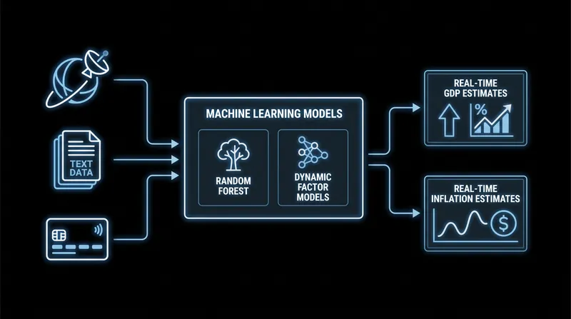 How high-frequency data is processed into real-time economic indicators.