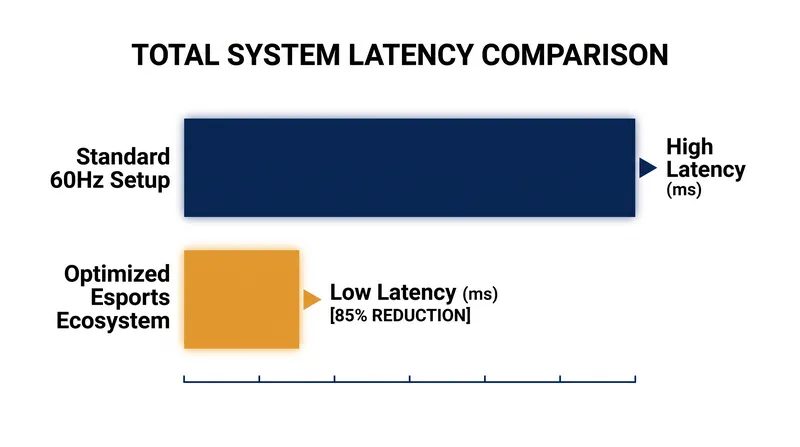 Optimized hardware and software can reduce total system latency by up to 85%.