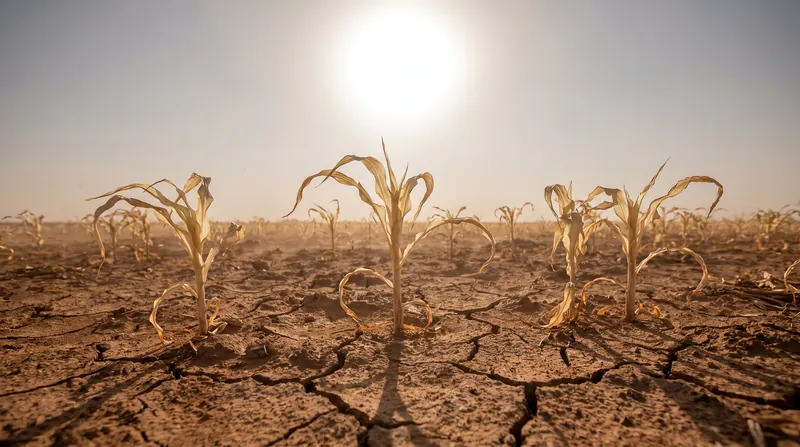 Intense late-summer heat and depleted soil moisture are heavily pressuring U.S. row crops as they enter critical maturity stages.