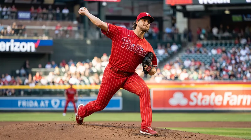 Aaron Nola delivered his fifth consecutive start allowing two runs or fewer, stifling the Diamondbacks' lineup.
