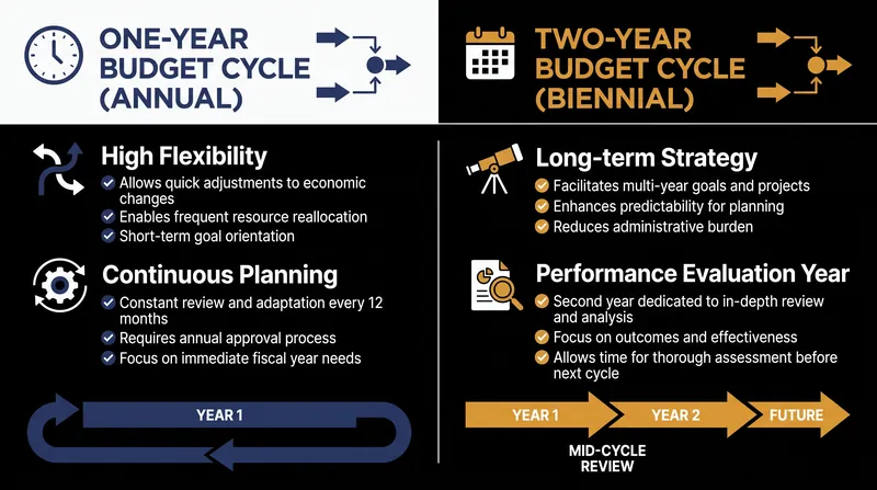 Cities must weigh the flexibility of annual budgets against the strategic planning capacity of biennial cycles.