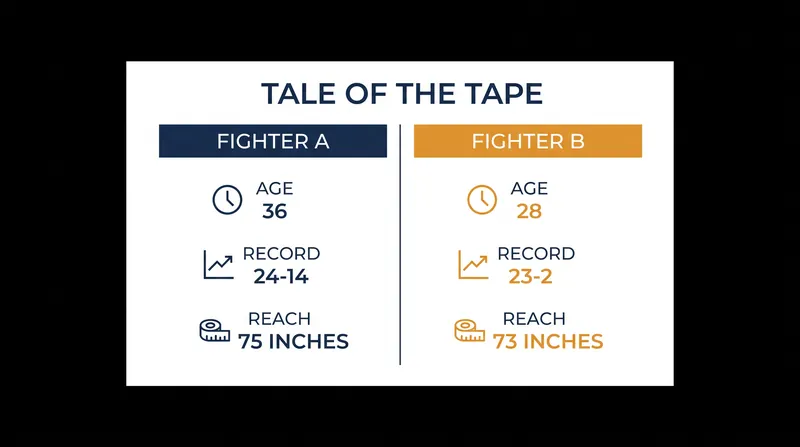 Tale of the Tape: Dan Hooker vs. Salahdine Parnasse.