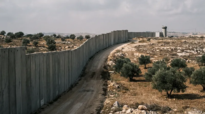 Physical infrastructure built for security purposes heavily impacts the territorial contiguity required for a future state.