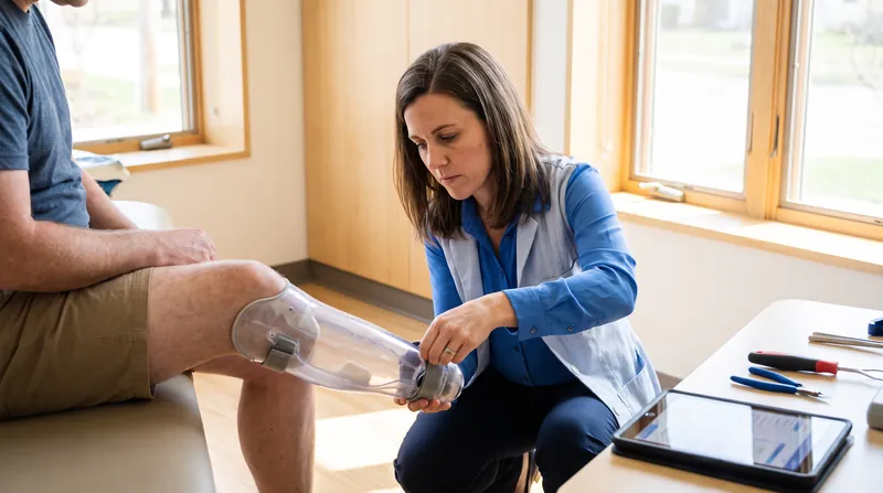 A proper socket fit is critical; researchers are now developing dynamic sockets that adapt to changes in limb volume and heat.