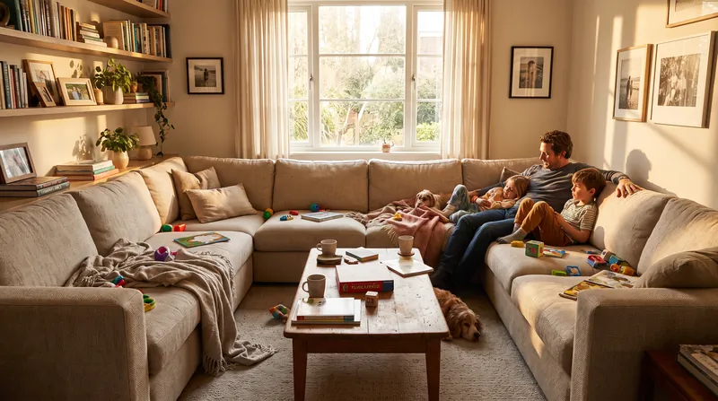 For high-traffic family rooms, aiming for commercial-grade durability ensures the fabric outlasts the underlying foam.