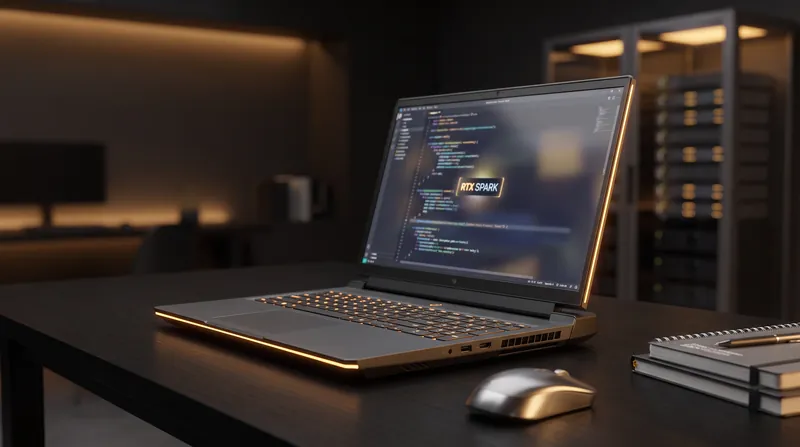 The partnership will power a new generation of RTX Spark laptops designed for local AI processing.