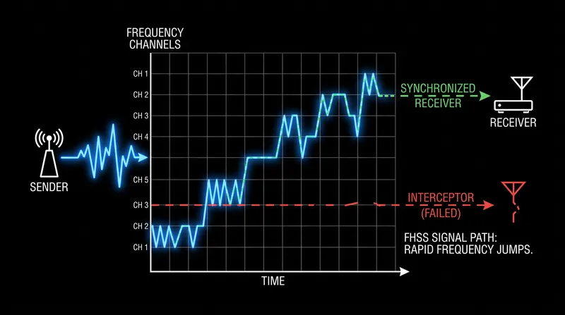 Frequency hopping is a core Electronic Protection technique used to evade jamming and interception.
