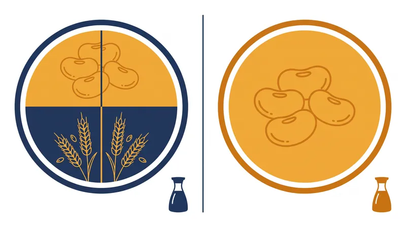 The presence of wheat in shoyu provides starches that convert to alcohol, while tamari's all-soybean base maximizes protein breakdown.