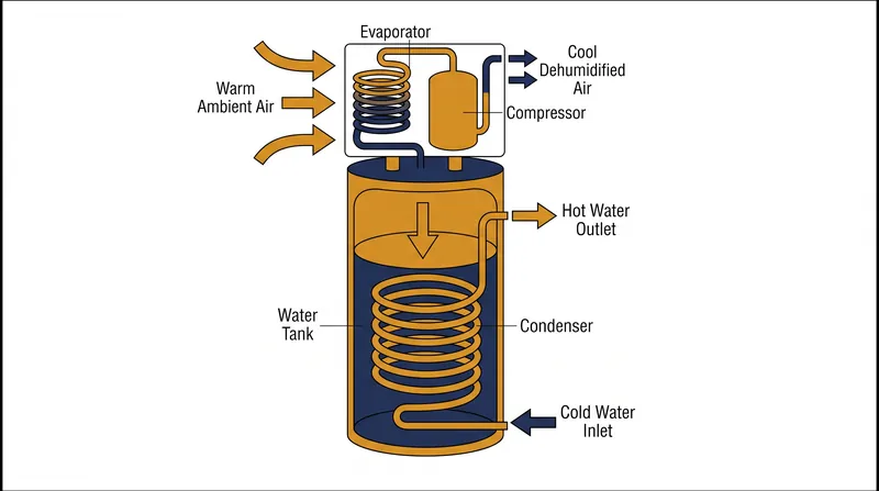 Unlike traditional heaters that create heat, heat pumps extract ambient heat from the surrounding air.