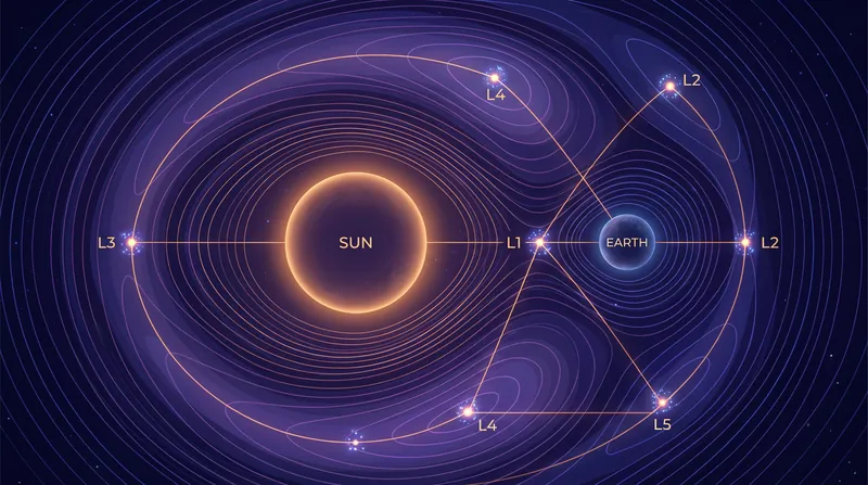 Lagrange points act as gravitational intersections, allowing spacecraft to navigate the solar system with minimal propellant.