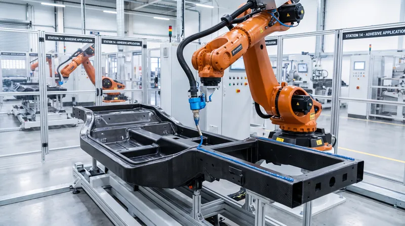 Advanced joining techniques for thermoplastics are making lightweight space frames viable for mass production.