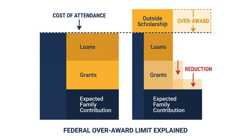 Federal regulations prohibit a student's total financial aid package from exceeding the institution's official Cost of Attendance.