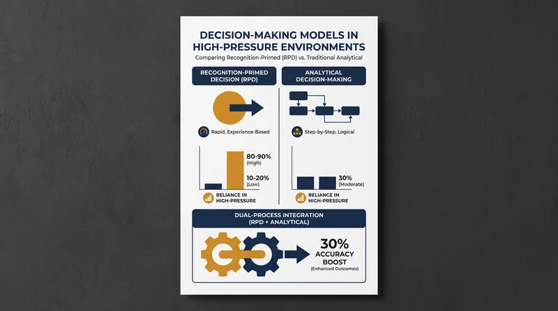 How decision models perform under varying levels of time pressure and environmental validity.