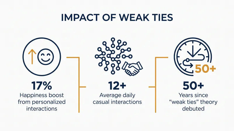 The measurable impact of micro-interactions on daily well-being.