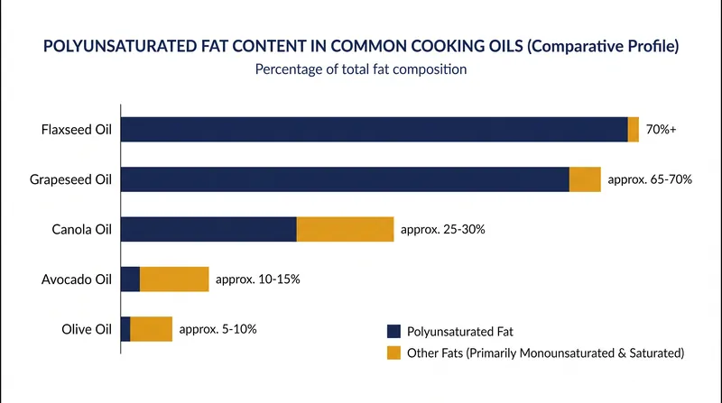 Drying oils like flaxseed contain the high levels of polyunsaturated fats required to form a hard seasoning.