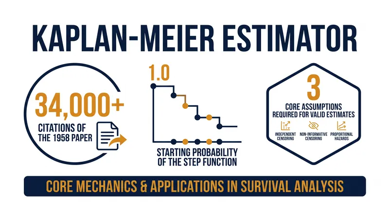 Since its publication in 1958, the Kaplan-Meier method has become the foundational algorithm for time-to-event data analysis.