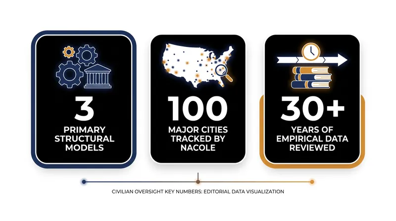Key metrics in the study of civilian police oversight.
