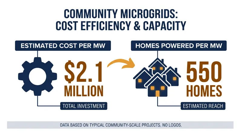 The baseline economics of community microgrid deployment.