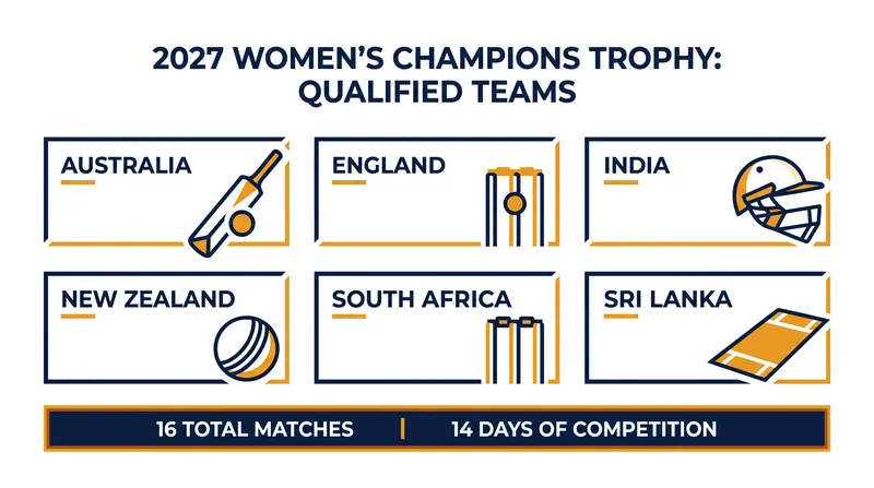 The six-team field was determined by the ICC T20I rankings as of July 2026.