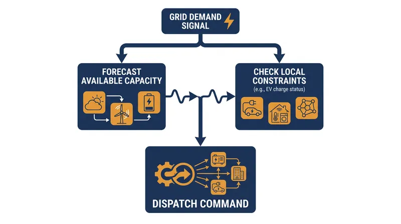 Aggregation software must balance macro-level grid needs with the micro-level constraints of individual households.