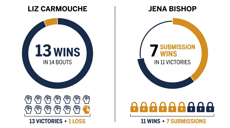 Carmouche brings overwhelming momentum, while Bishop poses a constant submission threat.