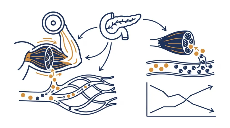 Building lean muscle mass provides a mechanical pathway to improve insulin sensitivity.