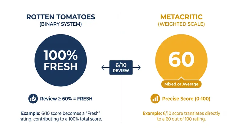 How a universally mediocre film can achieve a perfect score on a binary aggregation platform.
