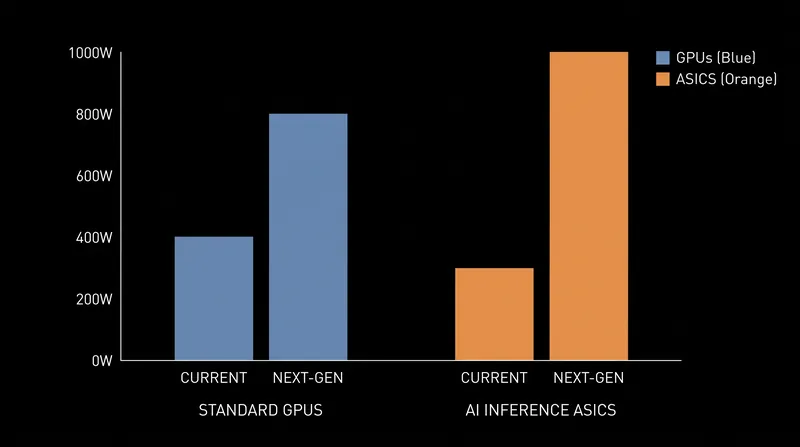 Power consumption has become the primary bottleneck for scaling AI infrastructure.