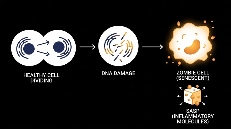 How healthy cells become senescent and drive tissue inflammation.
