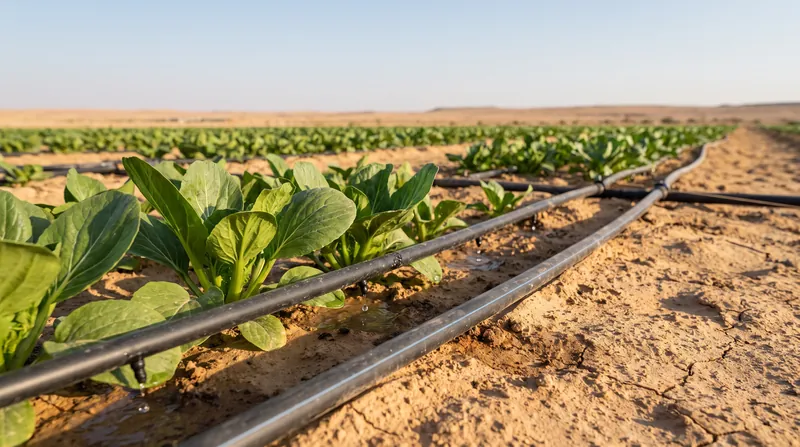 Reclaimed wastewater provides the volumetric yield necessary to sustain agriculture in hyper-arid environments.
