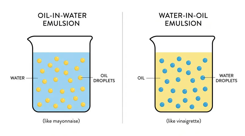The continuous phase determines whether a sauce is thick and creamy or thin and pourable.