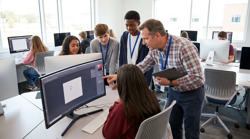 High school students will retain access to vetted AI tools through supervised pilot programs and literacy modules.