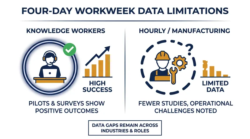 The current data heavily favors white-collar organizations, leaving questions about how the model scales to hourly and manufacturing roles.