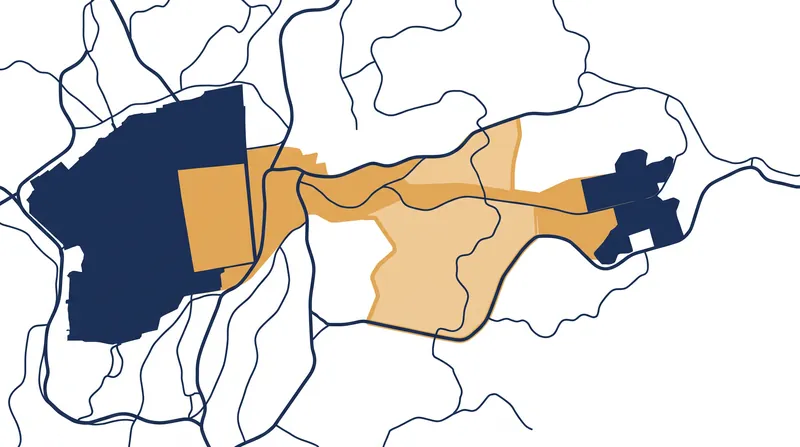 The E1 corridor is considered a geopolitical tripwire due to its impact on territorial contiguity.