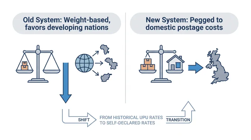 The transition to self-declared rates eliminated the structural subsidy for lightweight e-commerce packets.