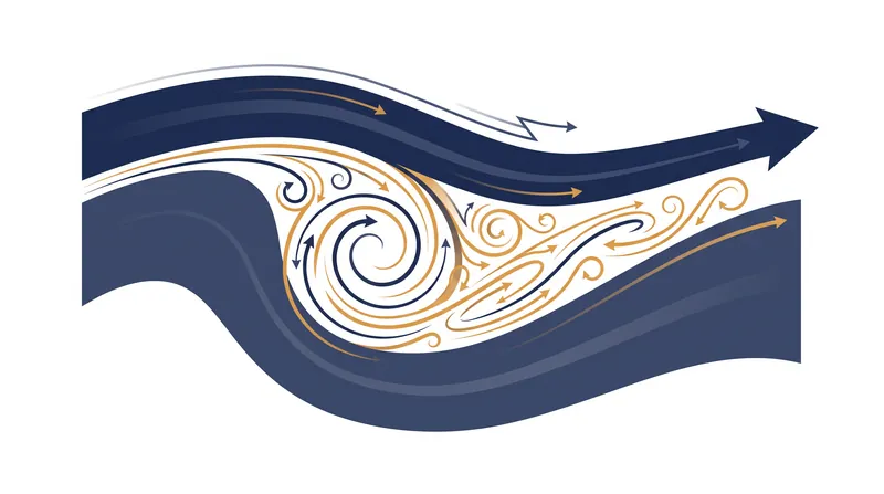 Clear Air Turbulence occurs when bodies of air moving at widely different speeds meet, often near high-altitude jet streams.